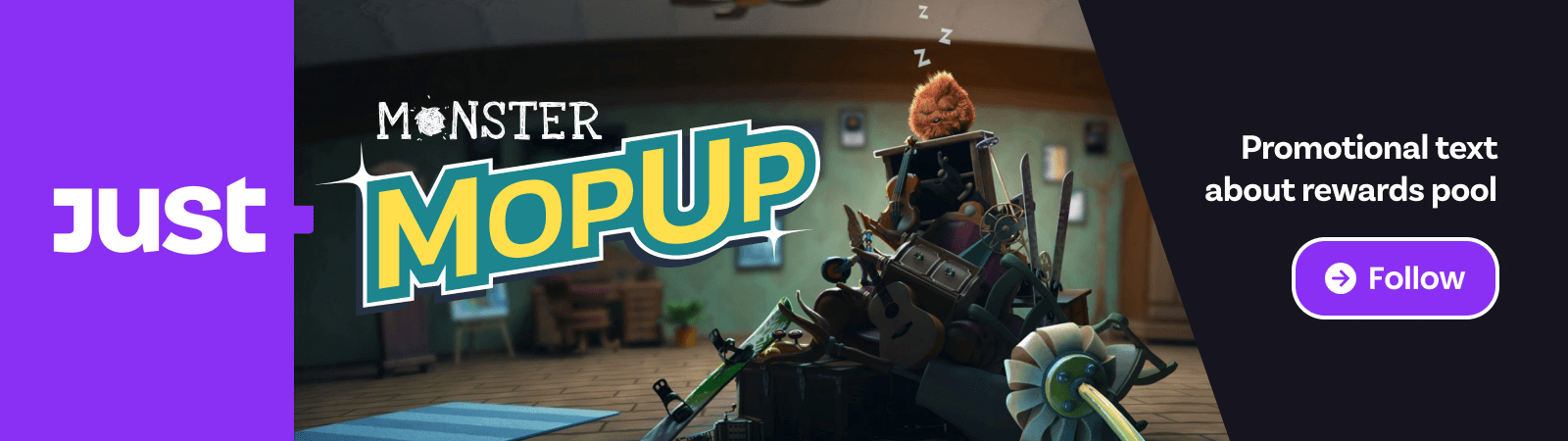 monster mop up slide