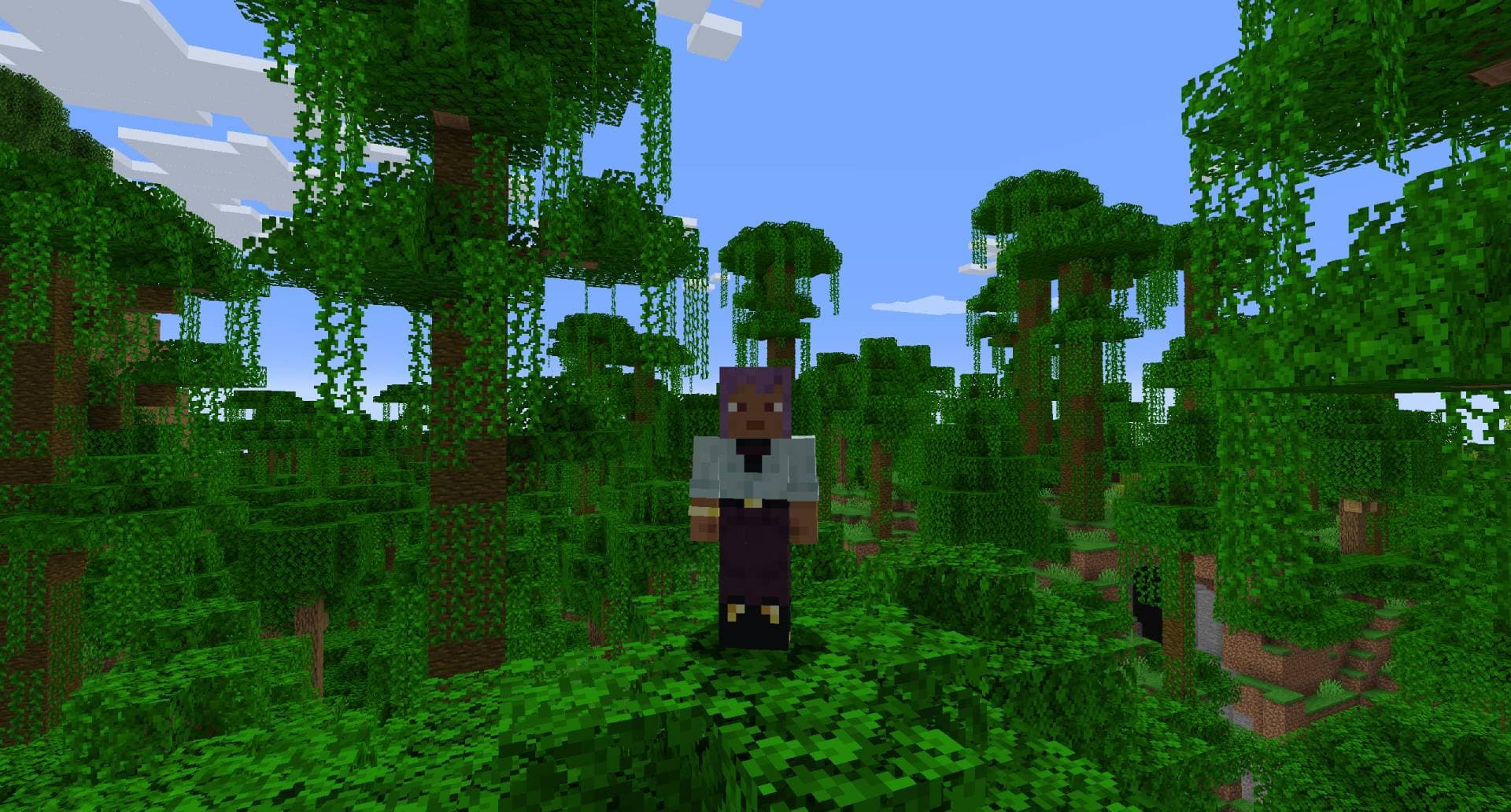 Take the best jungle-themed screenshot you can in Minecraft!
