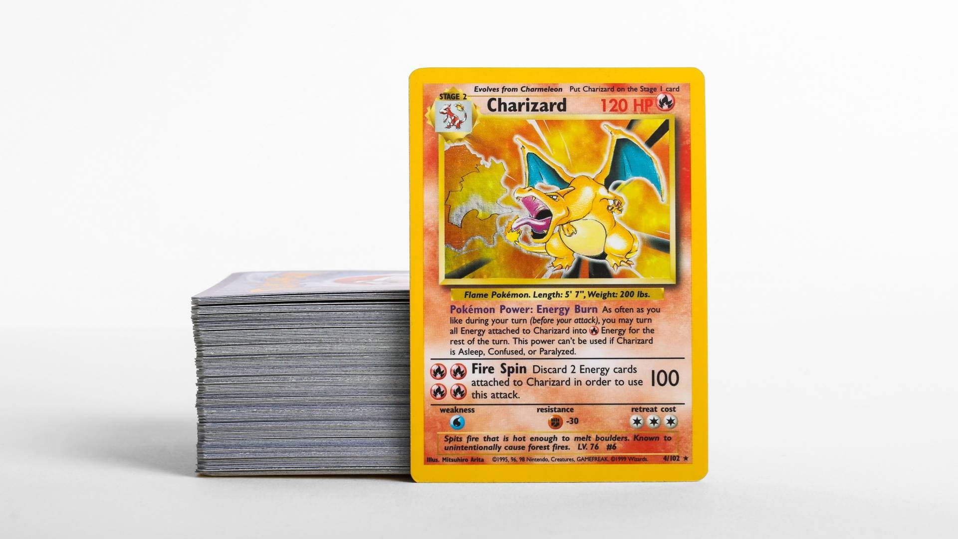 Design a new fire-type Pokémon card!