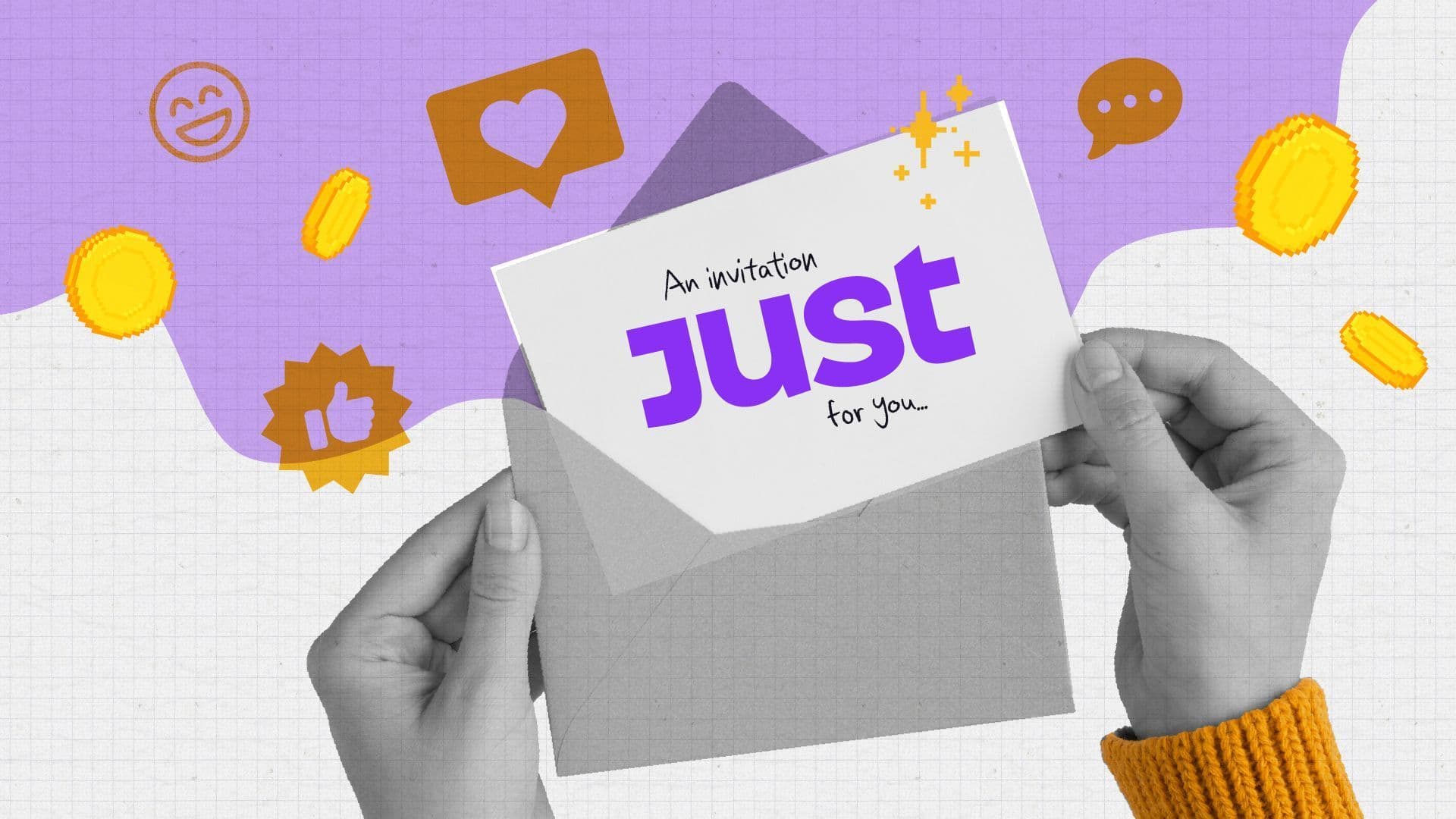 Just promo reward: tag a friend who'd be great at Just!