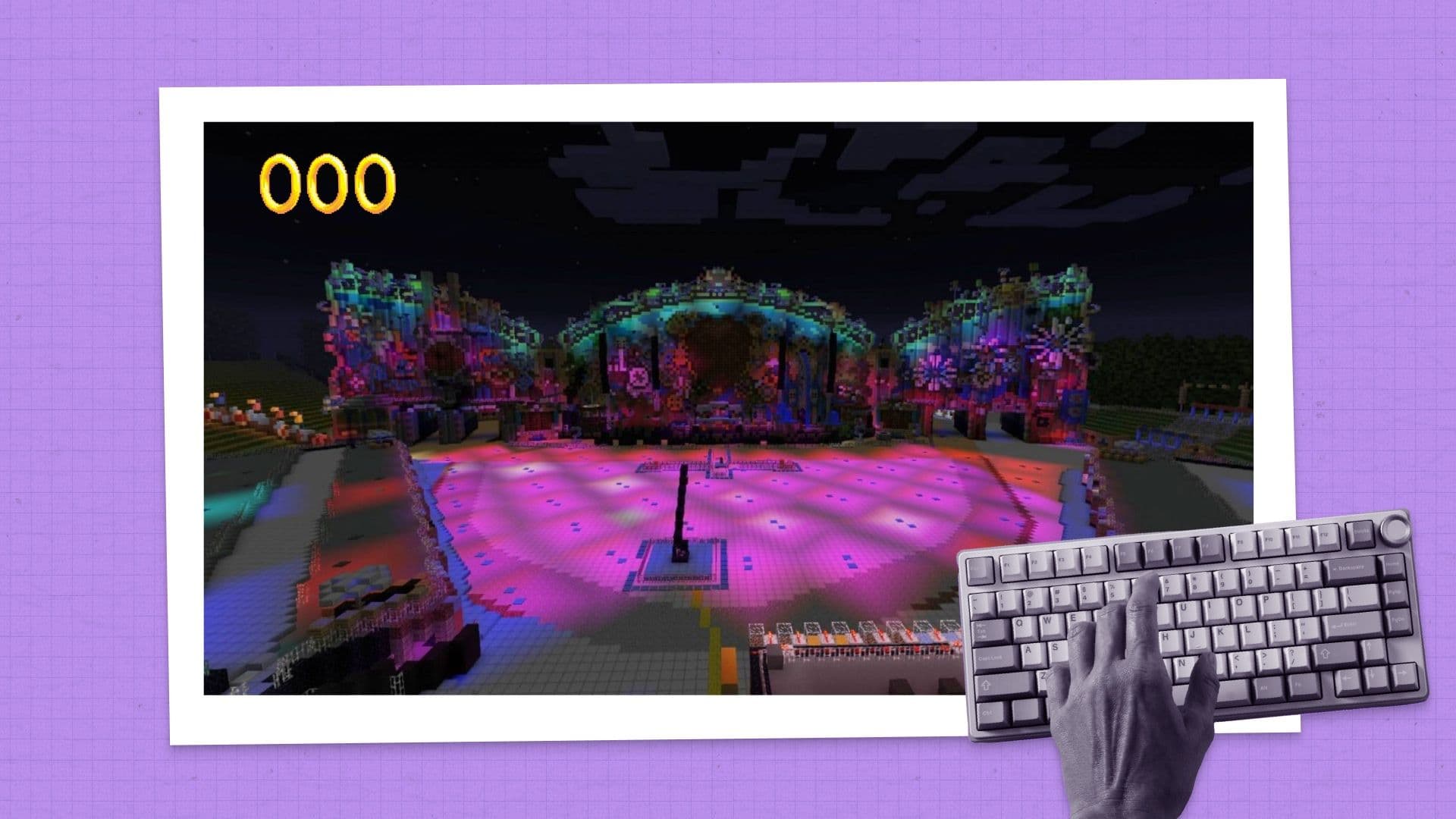 Build a festival in Minecraft!