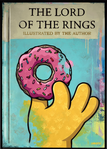 Lord of the Rings humorous cover art