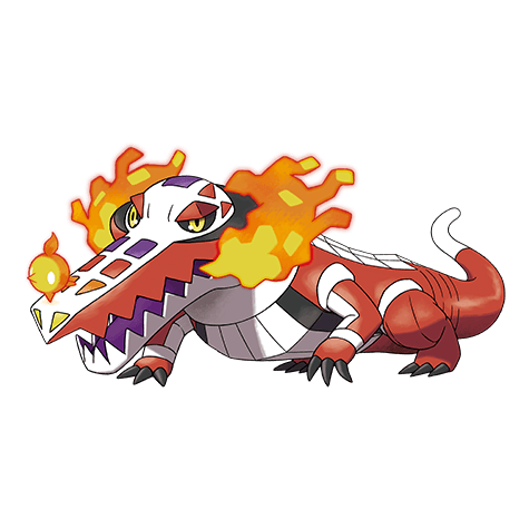  Skeledirge a crocodile on fire or is it an alligator