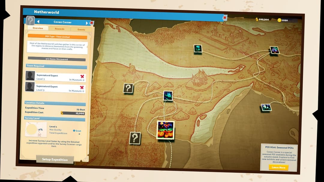 Write a micro-story about any expedition POI!