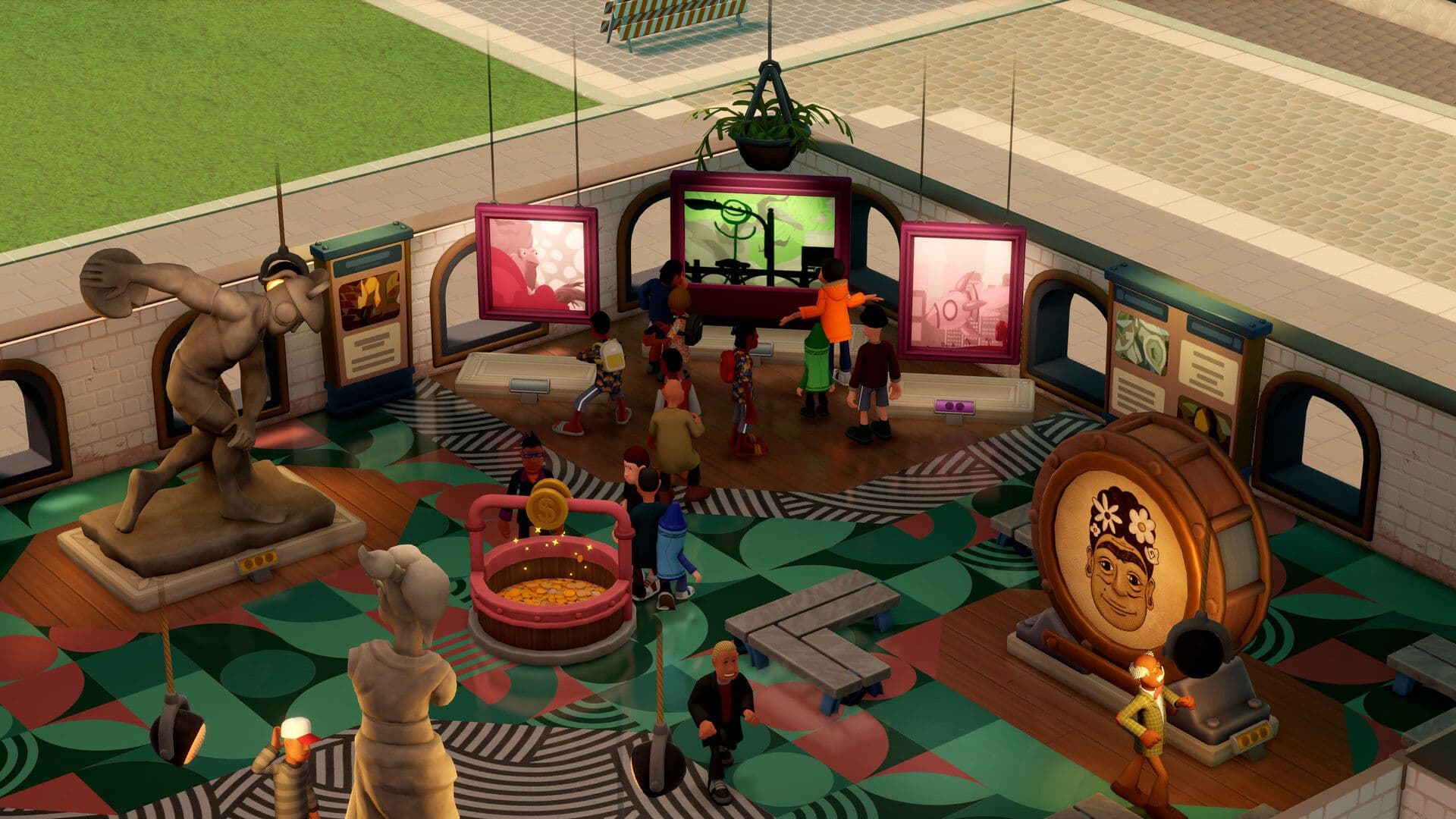 Speedbuild an art-themed micro museum!🎨