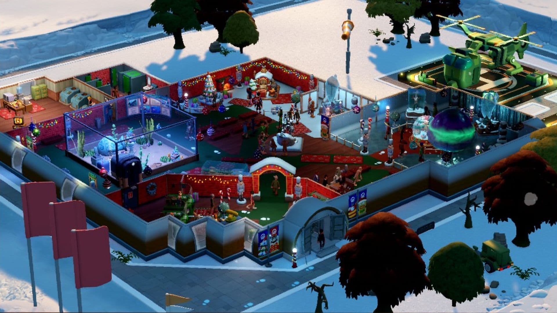 Apply a wintry makeover OR make a new winter museum!❄️