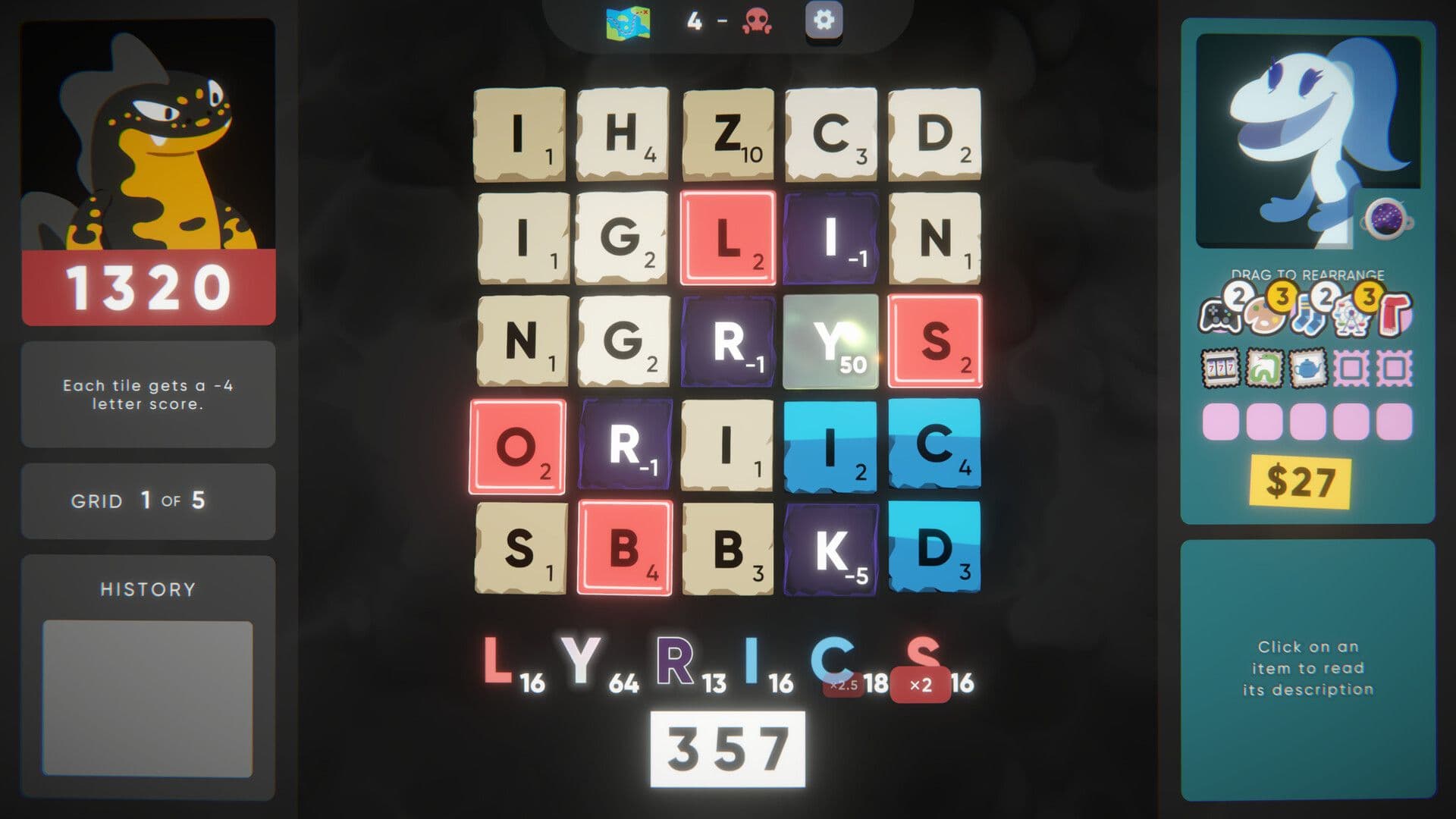 Spell a seven-character word!