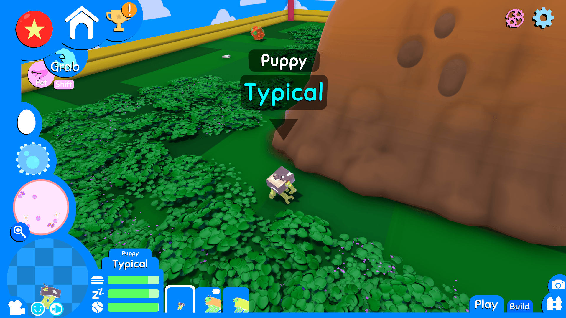 blurred background