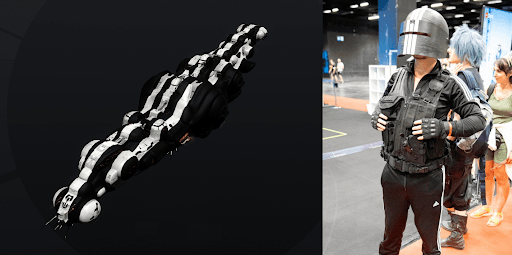 Adidas ship skin EVE Online