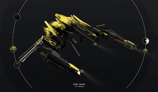 best eve online ship skins black hornet