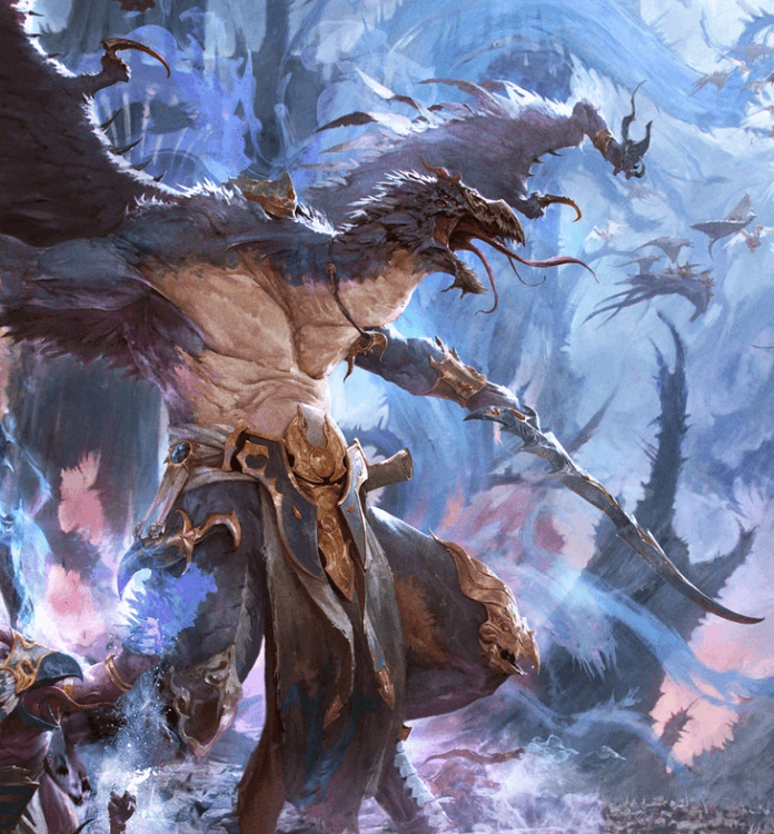 image of the Warhammer 40k character the Lord of Change