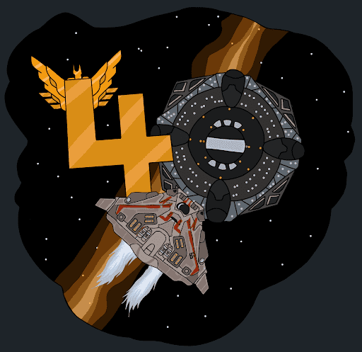 Incredible fan-made Elite artwork, celebrating 40 years of the games