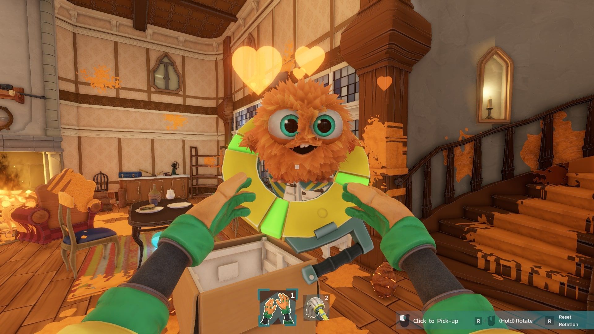 Capture a cute screenshot of a Monster Mop Up raggamuffin!