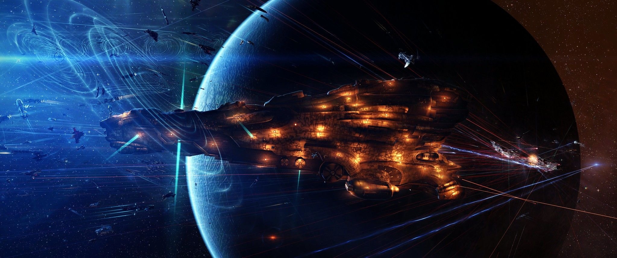 Planet flybys! Seven beautiful cinematic EVE Online videos, made by fans