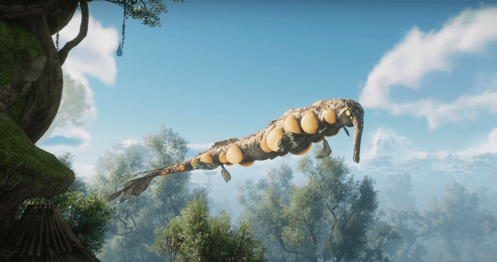 Give this flying elephant-slug creature from Outcast: A New Beginning a name for $1