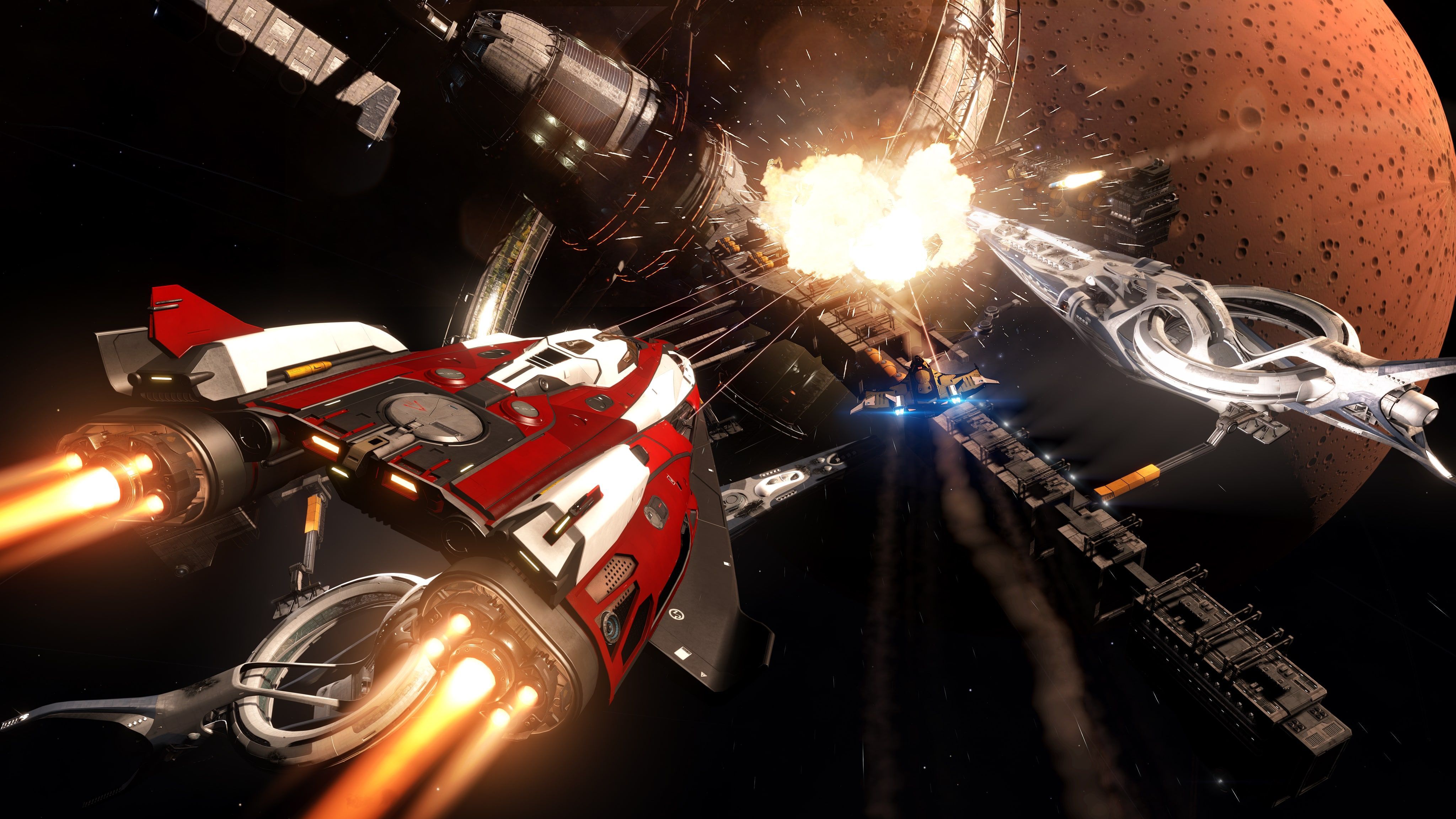 Create a model or sculpture of an Elite ship!