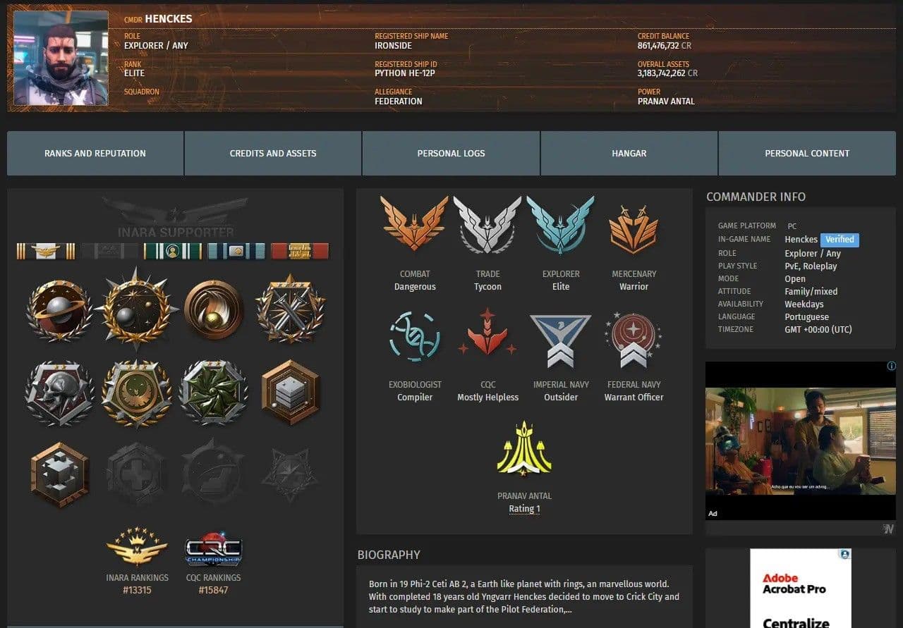 Show us your Commander profiles and highlight your greatest achievement!