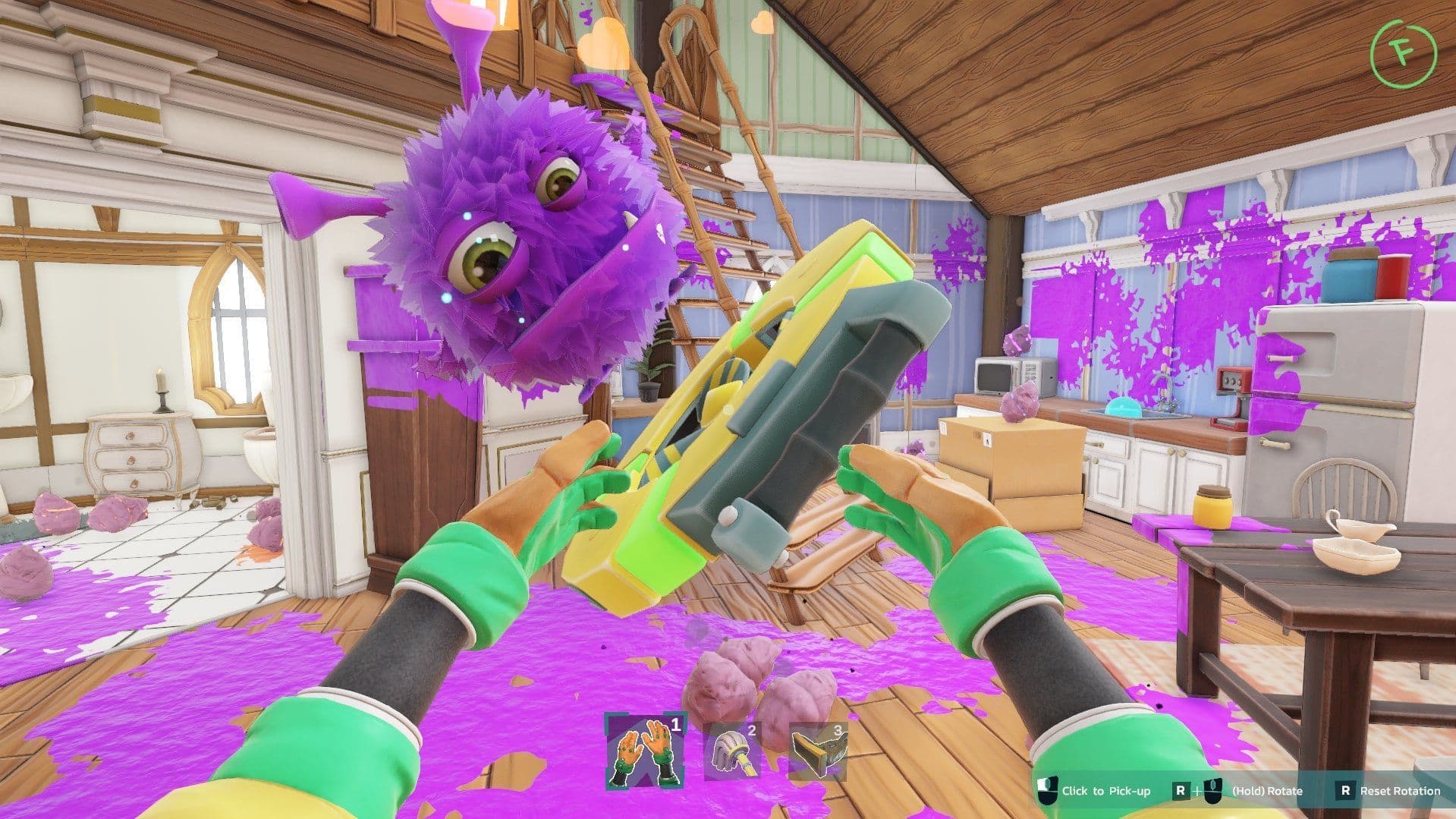 Create a Monster Mop Up cleaning montage or highlights reel! ๐๏ธ