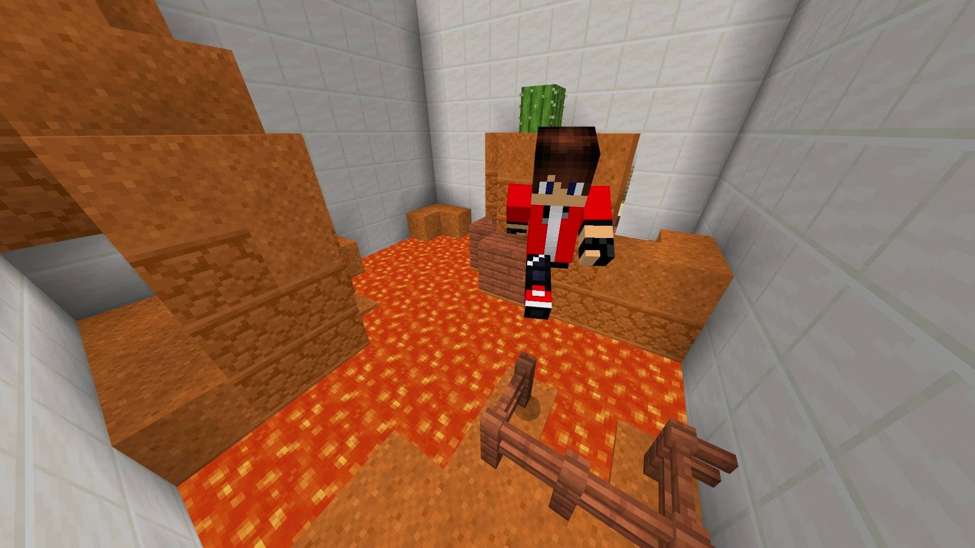 Create a parkour course in Minecraft!