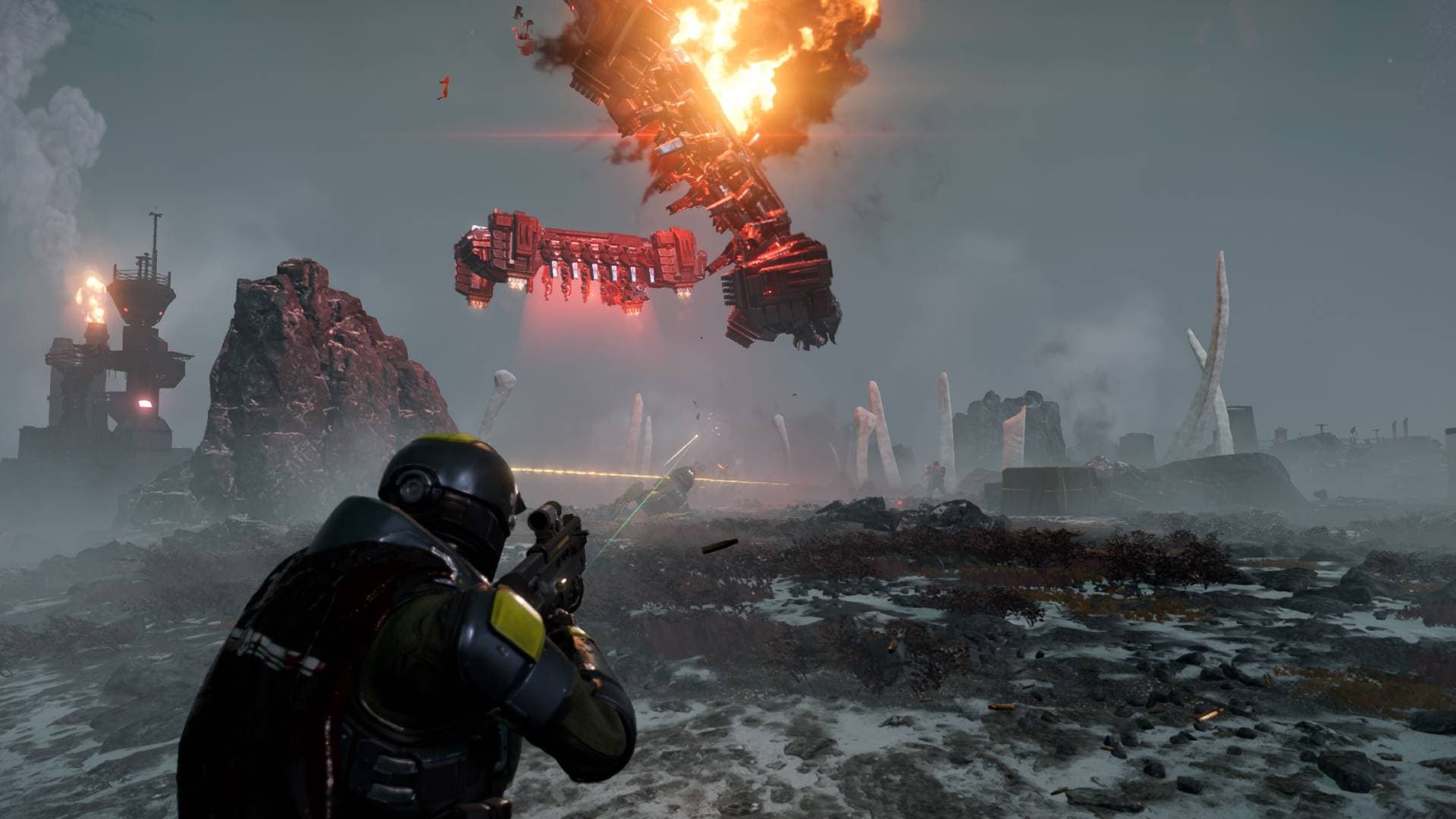 Share your go-to loadout when fighting Automatons in Helldivers 2!