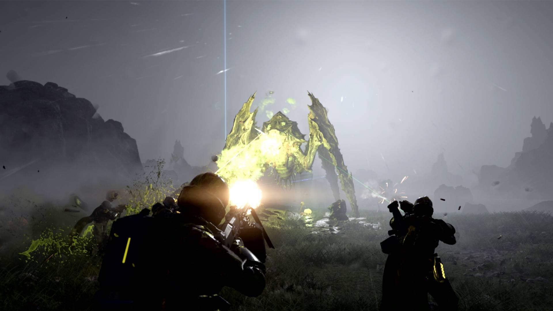 Share a clip of your best Bile Titan or Factory Strider takedown in Helldivers 2!