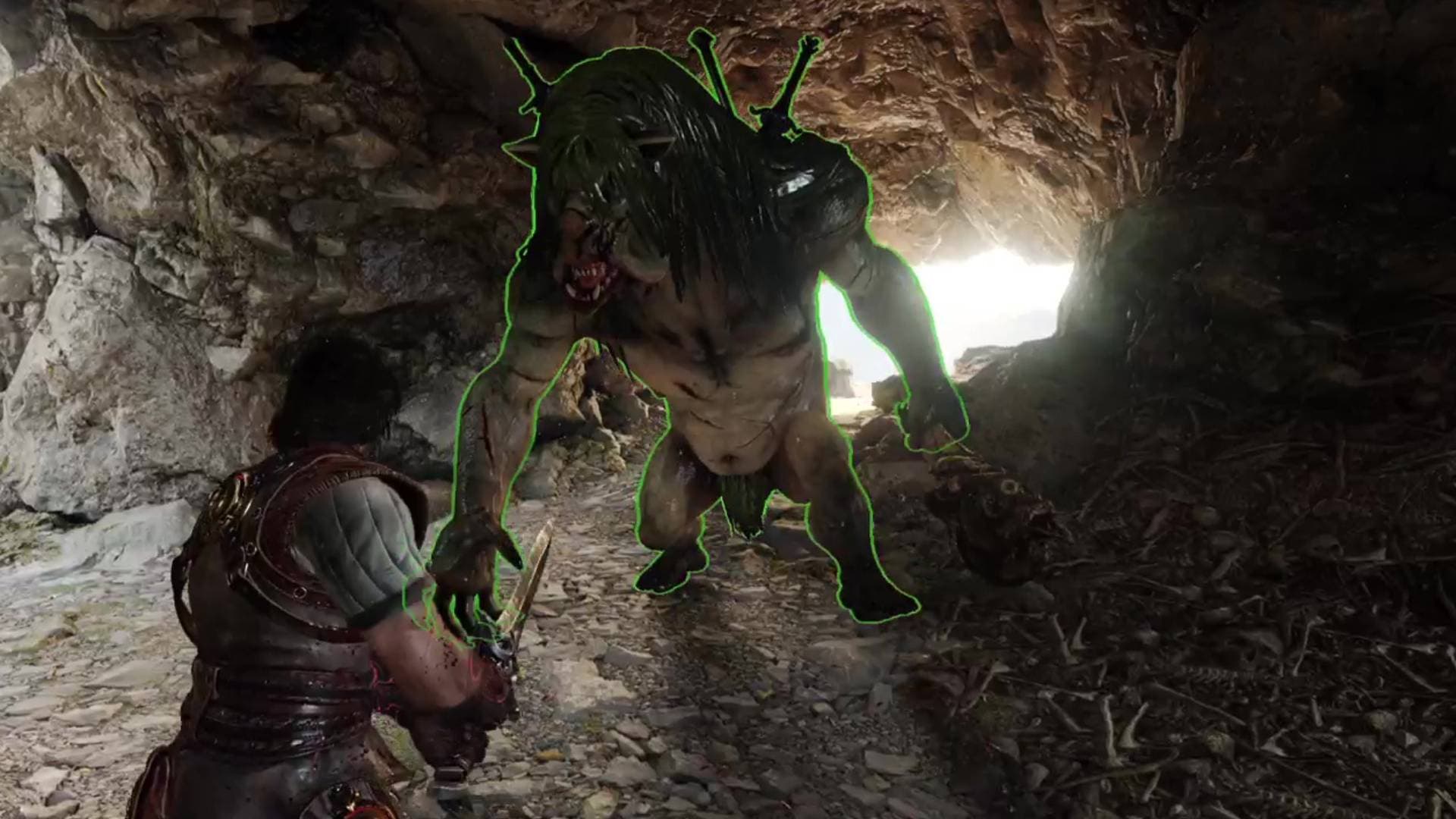 Kill a troll without taking damage in Blades of Fire!