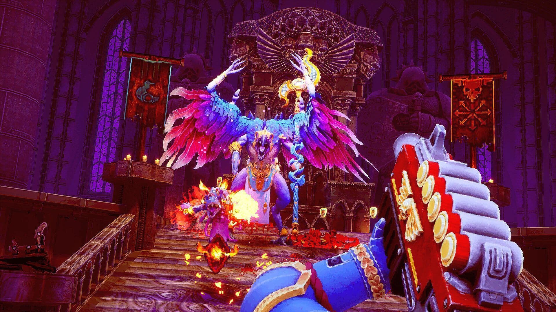 Platform32 guest bounty 🤵♂️ Share a clip of an intense fight in Warhammer 40k: Boltgun!