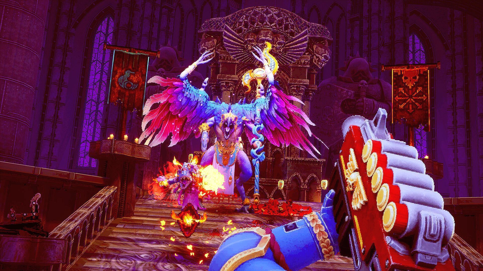 Platform32 guest bounty 🤵♂️ Share a clip of an intense fight in Warhammer 40k: Boltgun!