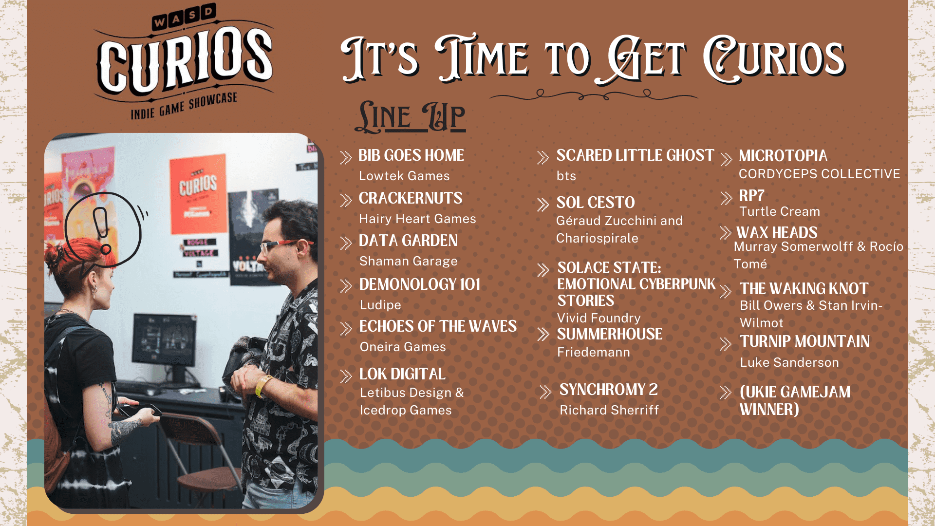 What are you most hyped for in the WASD 2024 Curios line-up? Tell us for $4!