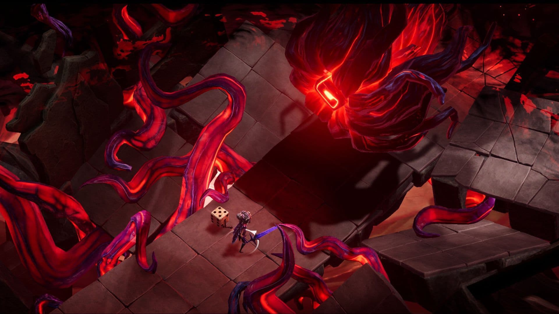 Share the creepiest screenshot you can take in The Eternal Die!