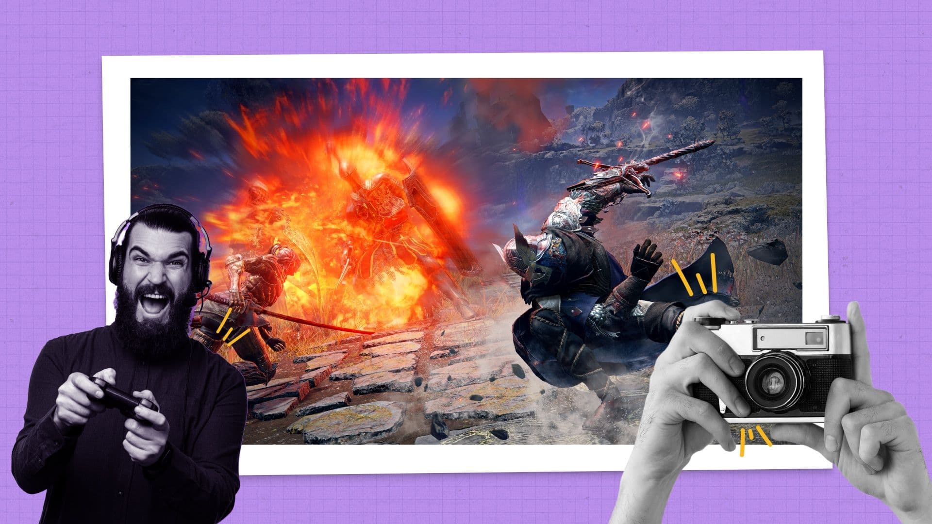 Share your most skilful clip in any video game!