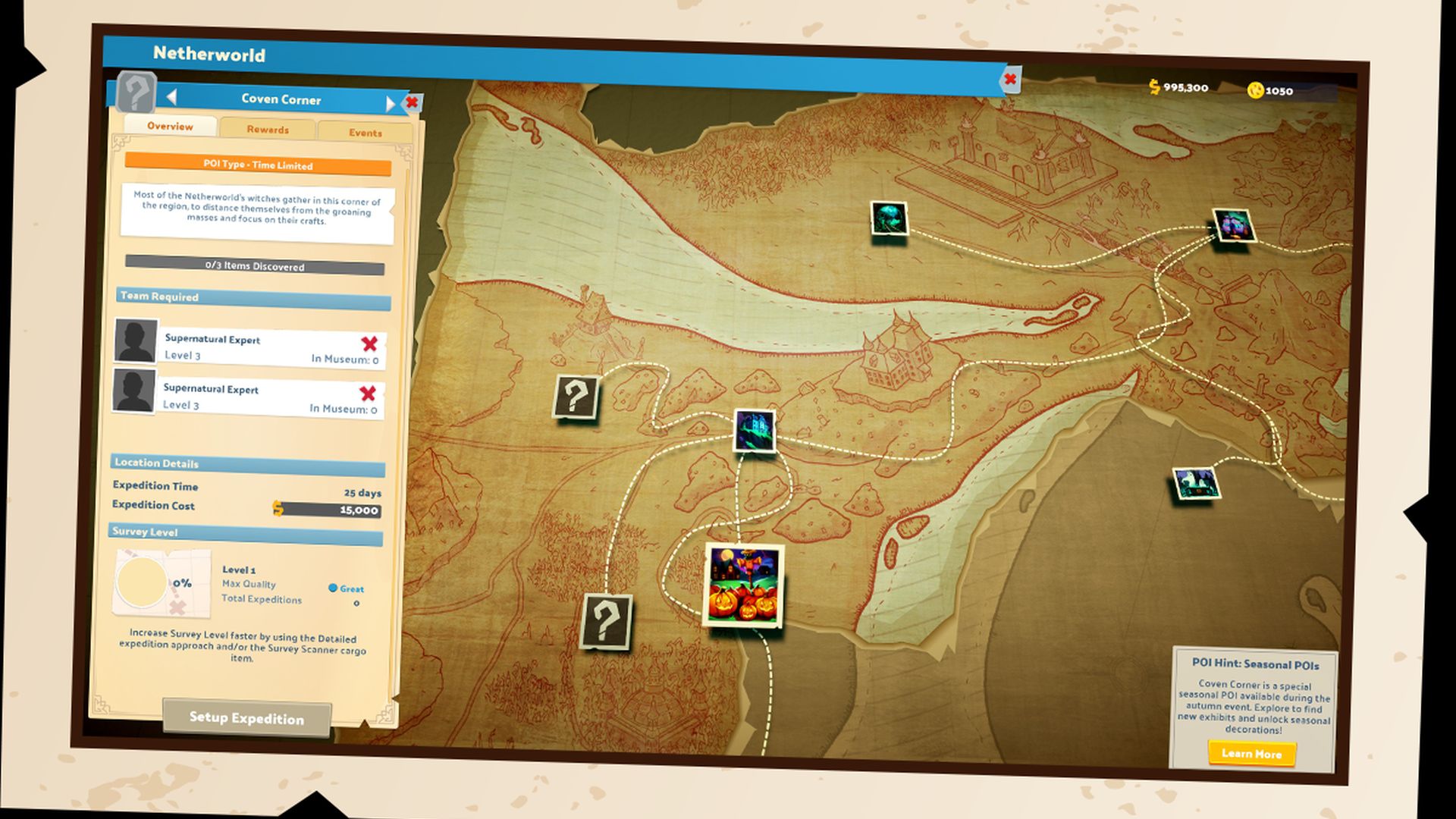 Write a micro-story about any expedition POI!