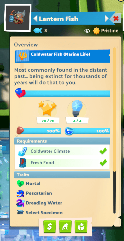 Pristine Lantern Fish