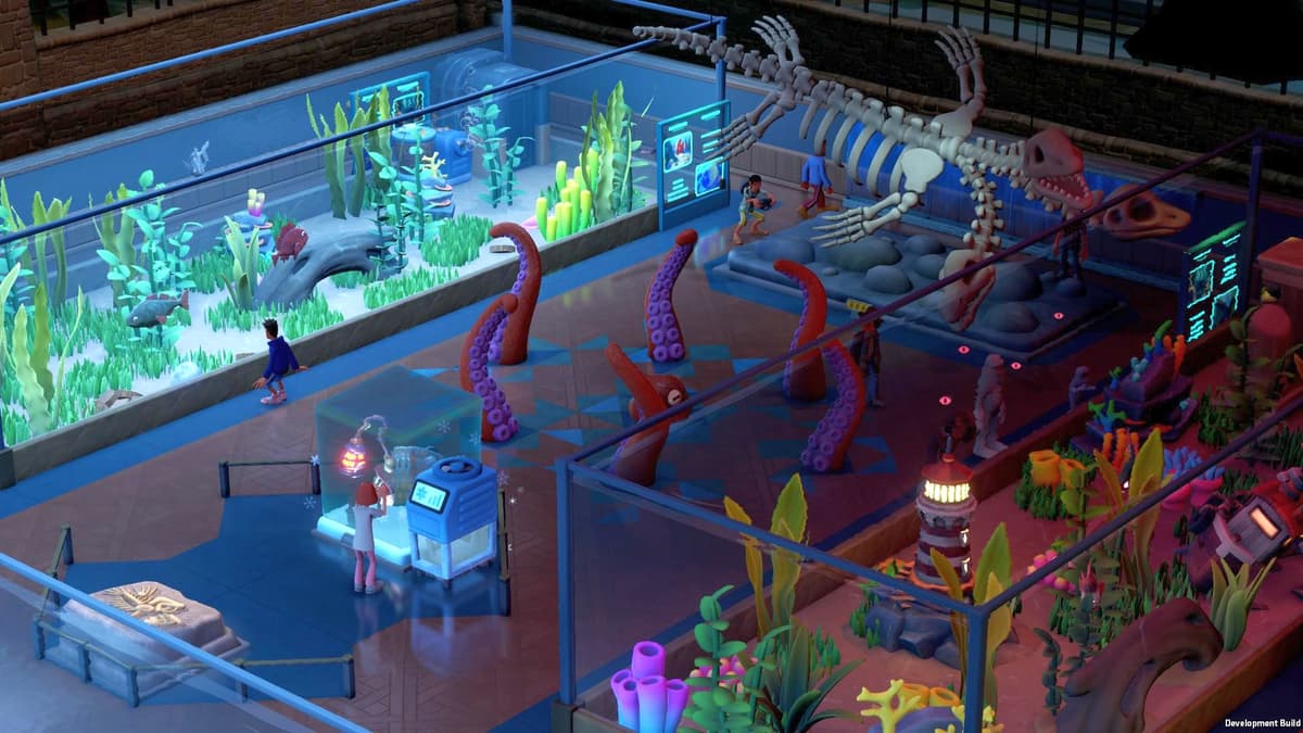Make the ultimate aquarium in Two Point Museum 🐟