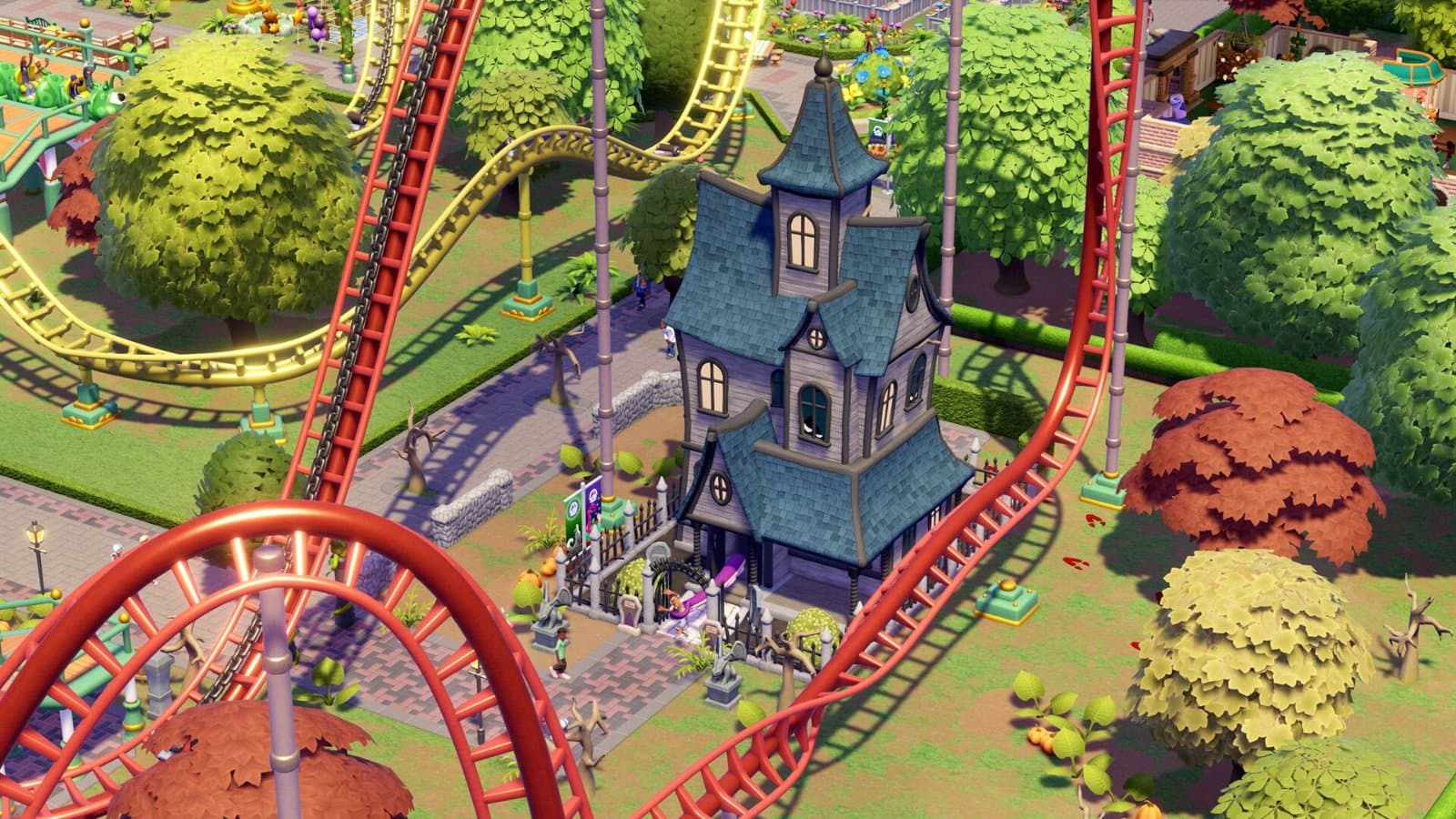 Speedbuild: four themed exhibits plus a rollercoaster!