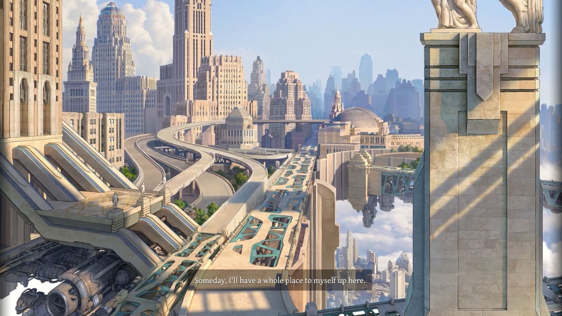 Create some flash fiction from the Aether & Iron world!