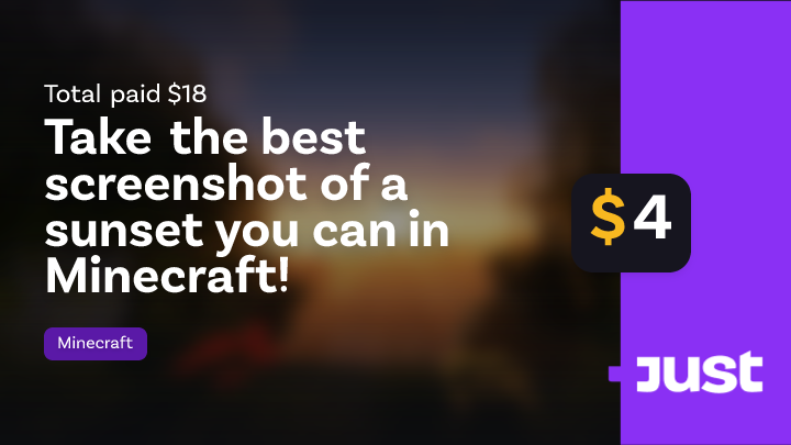 Take the best screenshot of a sunset you can in Minecraft! | Just Minecraft