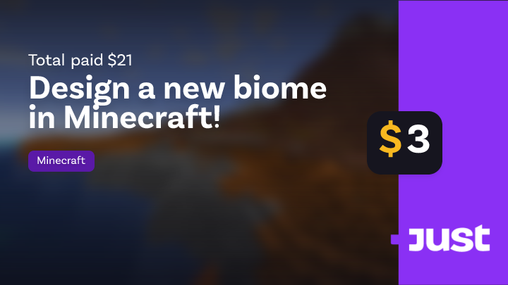 Design a new biome in Minecraft! | Just Minecraft