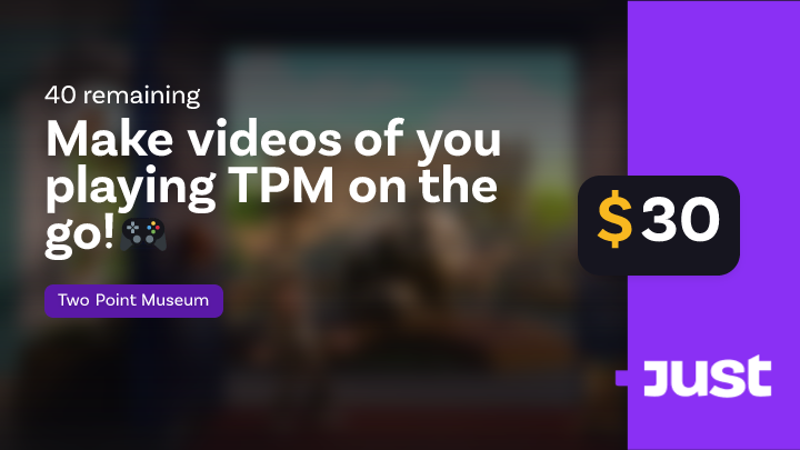 Make videos of you playing TPM on the go!🎮 | Just Two Point Museum