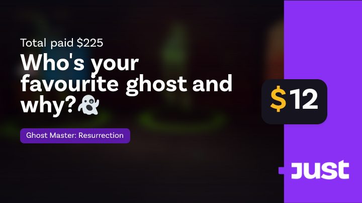 Who's your favourite ghost and why?👻 | Just Ghost Master: Resurrection
